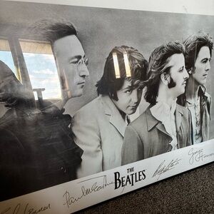 The Beatles signed Art Print